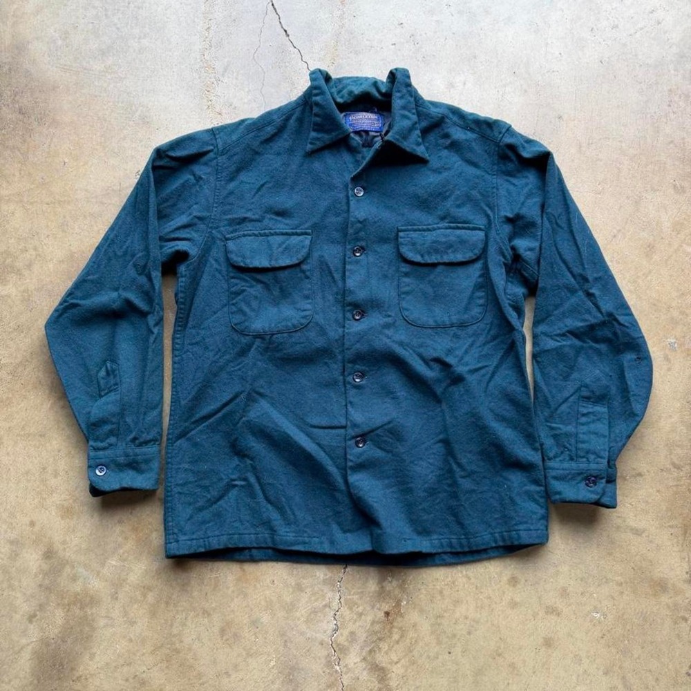 Pendleton board shirt Wool button up Shirt size M